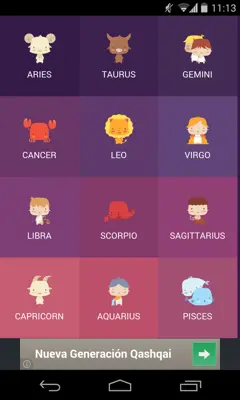 Horoscope android App screenshot 3